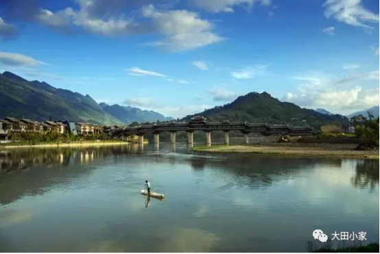 濯水古镇风雨廊桥