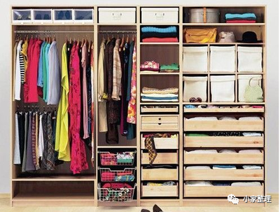 整齐的衣柜