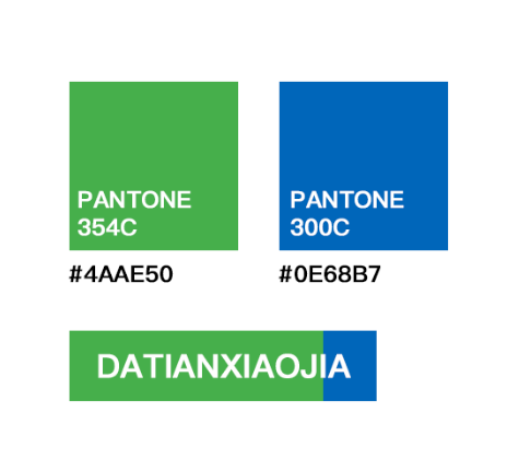 大田小家品牌 LOGO颜色