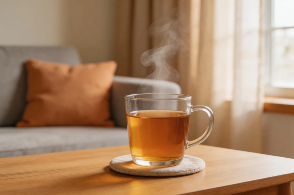 温暖的姜茶