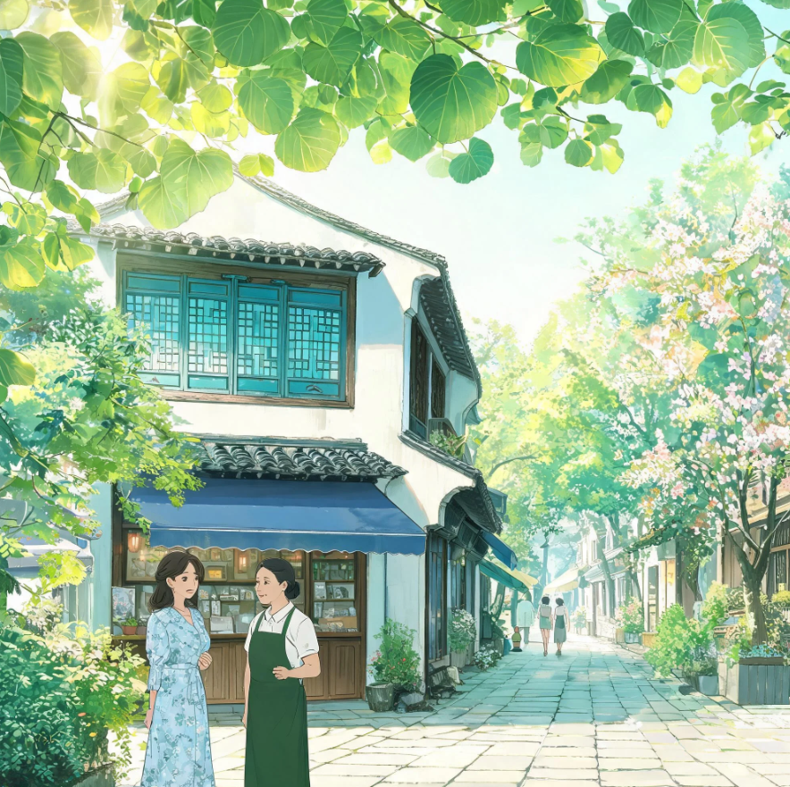保洁师与客户